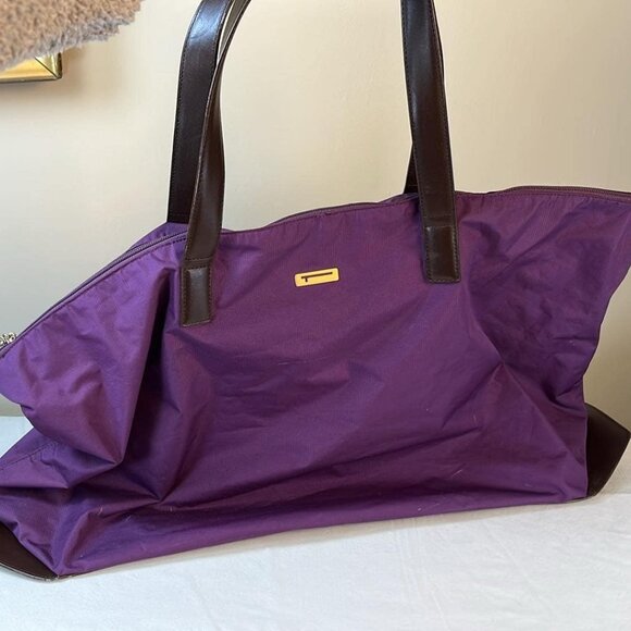 Tumi Weekender Like Carry On Bag Purple and Brown ***Gift Giving Season**** - Picture 12 of 12